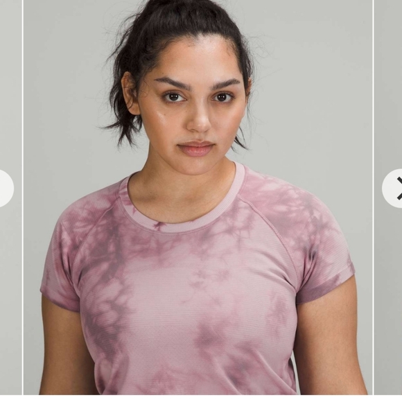 Lululemon Swiftly Tech Short-sleeve Shirt 2.0 In Marble Dye Vintage Plum - Picture 4 of 9